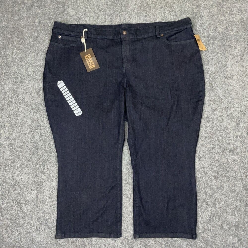 Duluth Jeans Womens Size 26W Blue Daily Denim Capri
